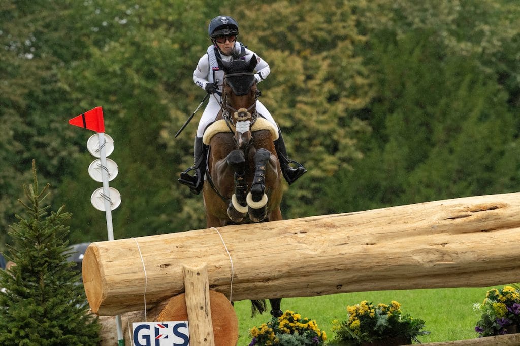 Laura COLLETT (GBR) & LONDON 52 compete in the cross country phase of the FEI Eventing European Championship 2025 - Blenheim Palace, Woodstock, Oxfordshire, United Kingdom - 20 September 2025 - photo Jon Stroud Media