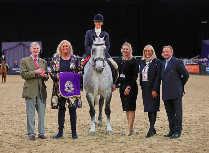 Jane Hemmings and The Boss 2 at HOYS
