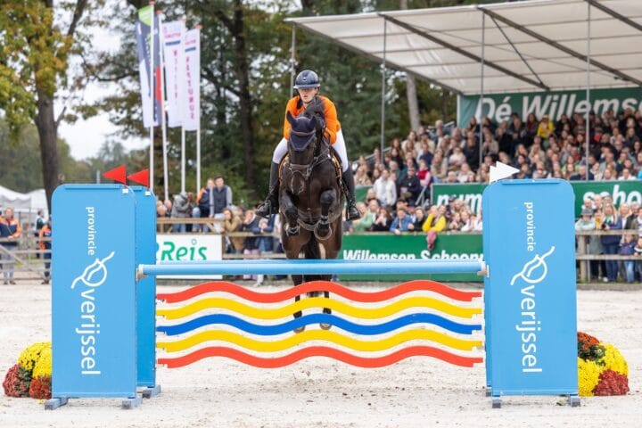 ebutant Sterre van Houte wins the Dutch Championship with Crossborder Radar Love. Photo © Ashley Claus.