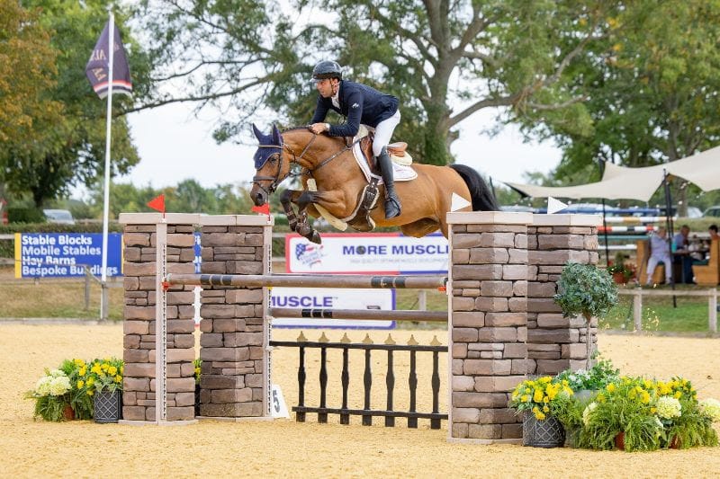William Rekert and CORINIO Z at Hickstead
